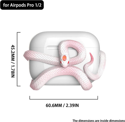 3D Snake Air-pod's Case