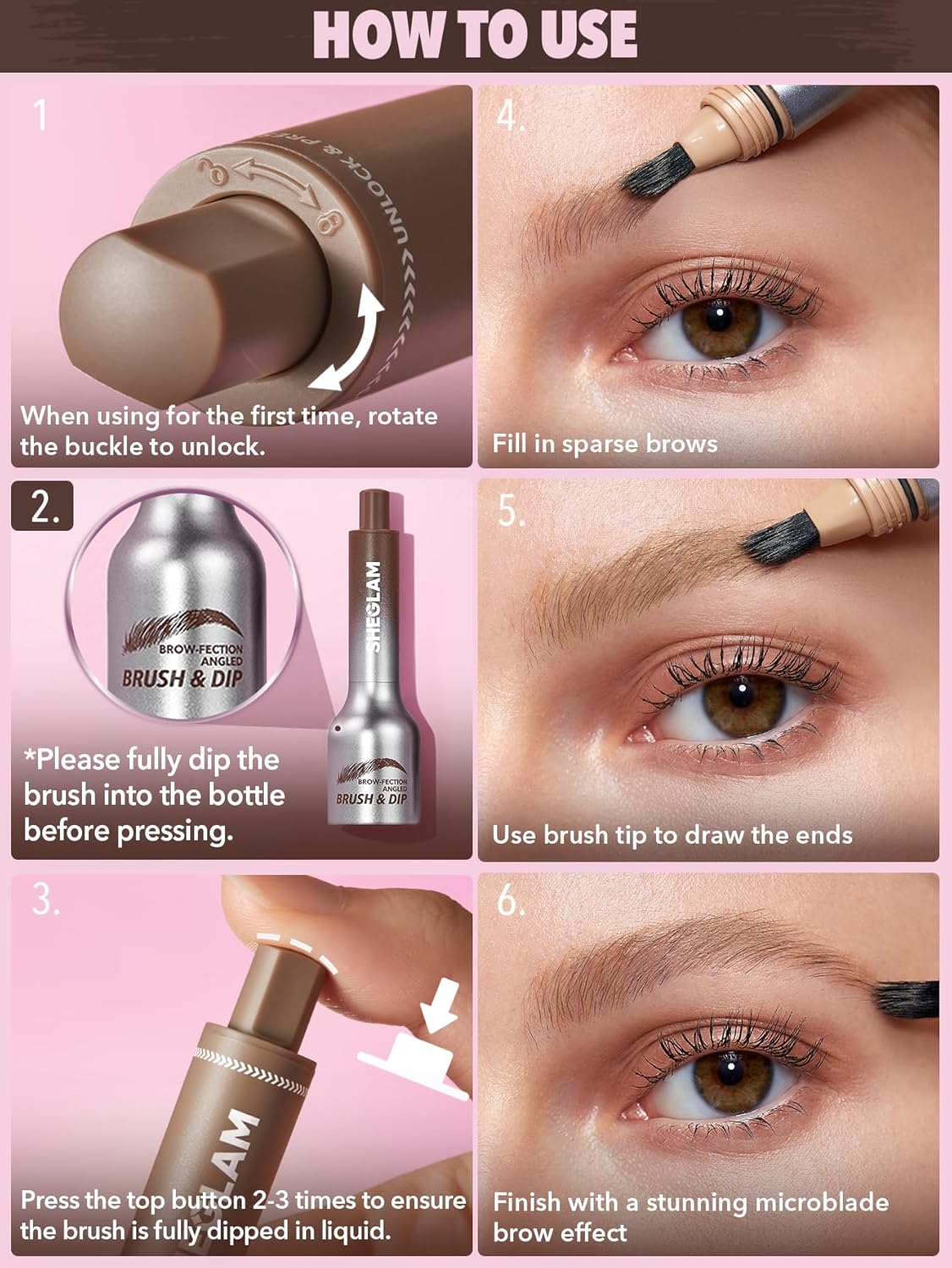 Instant Eye Brow Brush